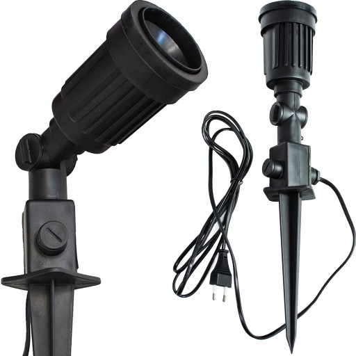Nárazová záhradná lampa Jumi čierna