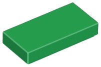 LEGO TILE 3069b 30070 DLAŽDICA 1x2 zelená NOVINKA (1g)