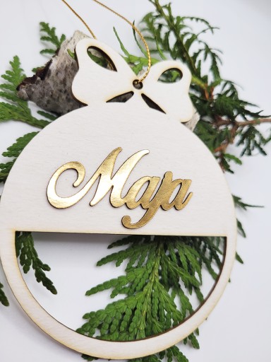 Macrame base bauble prívesok na záložku Meno