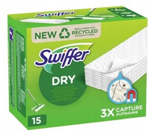 Swiffer 15 ks. DRY Vložky do mopu DRY