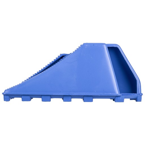 Klin na kolesá auta s brzdou 3,5t modrý 210x100x90mm