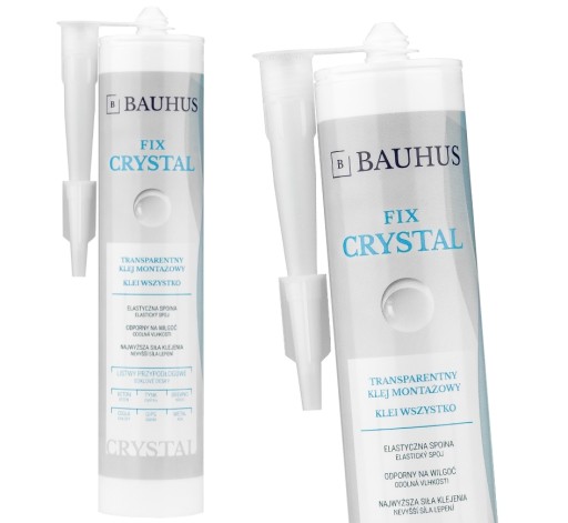Fix Crystal Bauhus bezfarebné montážne lepidlo na pásy