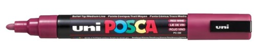 Popisovač UNI POSCA PC-5M tmavočervený (60)