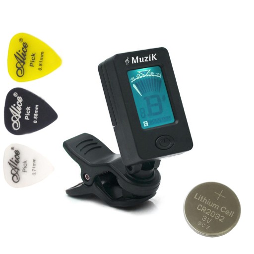 MuziK Tuner Guitar Tuner Kvalita FREE|BATTERY