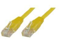 MicroConnect U/UTP CAT5e 1M žlté PVC