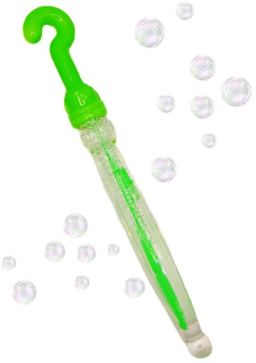 VEĽKÉ MYDLOVÉ BUBLINY DÁŽDNIK MEČ MIX FARBY 25cm