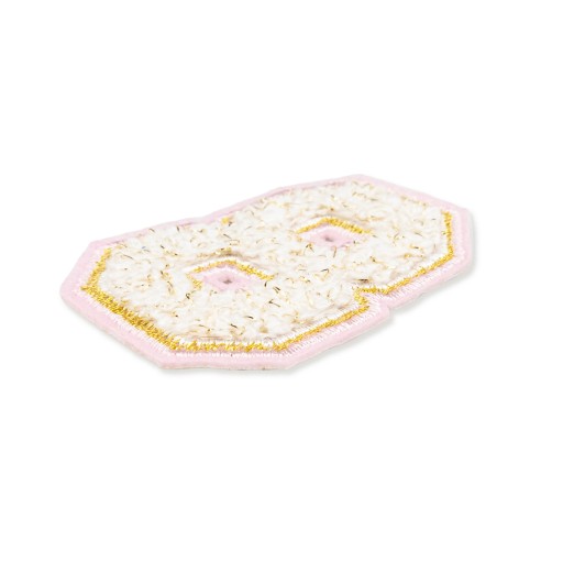 PATCH vyšívané číslo 8 osem číslo osem