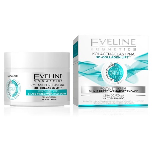 Silne protivráskový krém Eveline Cosmetics Collagen & Elastin