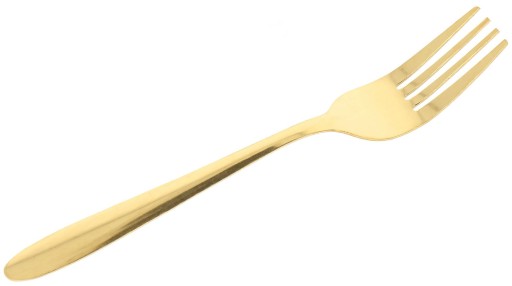 ZLATÉ VIDLIČKY NA STOL, VEČEROVÝ PRÍBOR, ELEGANTNÁ VIDLIČKA, SADA 6 ks.