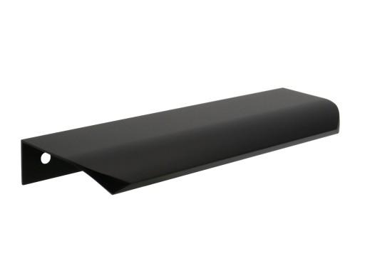 MATNÁ ČIERNA ÚCHYTKA NA NÁBYTOK, PREKRÝVANÁ, HRANA UA02 192 MM / 212 MM