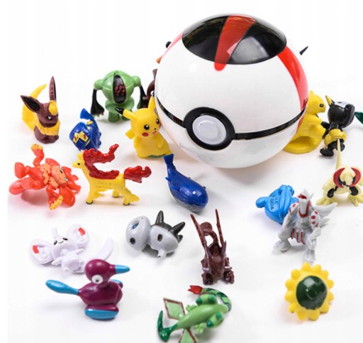 POKBALL + GUĽA PREKVAPENIA RÔZNE TYPY SÚPRAV ZBIERKY POKEMONOV