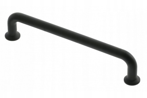 MAT ČIERNA NÁBYTKOVÁ KĽÚČKA LOFT MODERNÁ RÚRA GTV NORD 160 mm