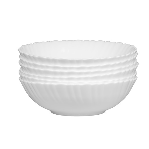 MISKA NA ŠALÁT OPÁL BIELA 23 CM TANIER