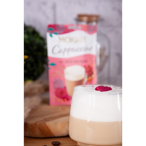 MOKATE Kávový cappuccino malinový koláč 2x 40g