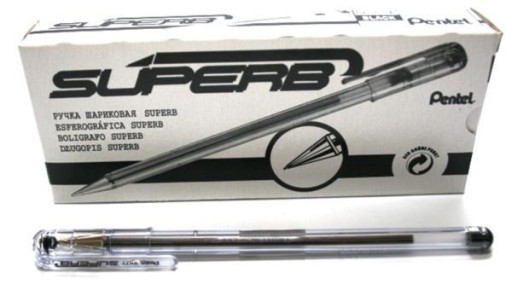 PENTEL BK77 SUPERB GUĽOVÝ BOD 0,7MM ČIERNA