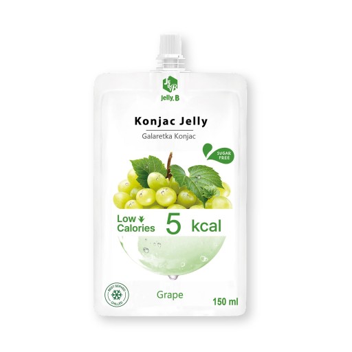 Konjac hroznové rastlinné a ovocné želé 150ml KONJAC JELLY