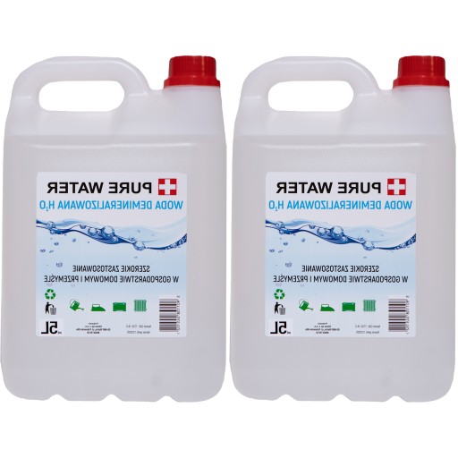 DESTILOVANÁ DEMINERALIZOVANÁ voda 10L (2x5L)
