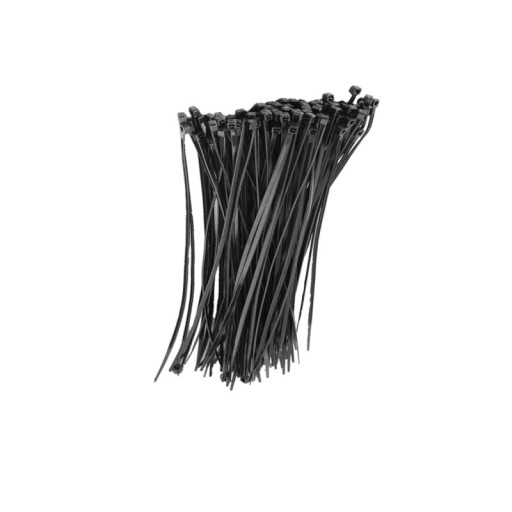 Qoltec Sťahovací pásik 3,6*150mm Nylon UV Black