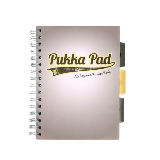 Pukka podložka A5 sivá projektová kniha, 100 listov
