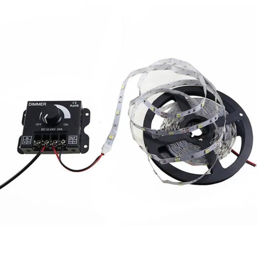 LED stmievač DIMMER regulátor 12V 24V 30A 360W P