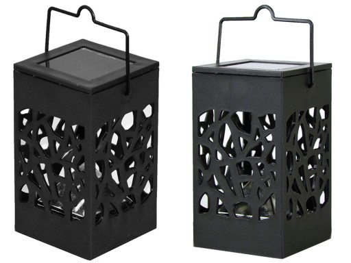 Solárna lampa dekorácia LANTERN závesný dekor P-503