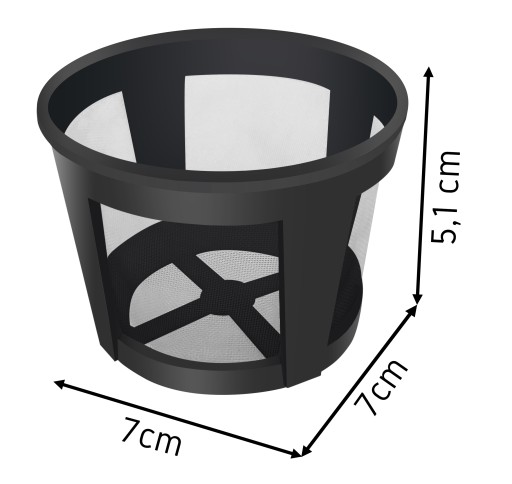 Opakovane použiteľný filter pre kávovar Yoer CCM03BK