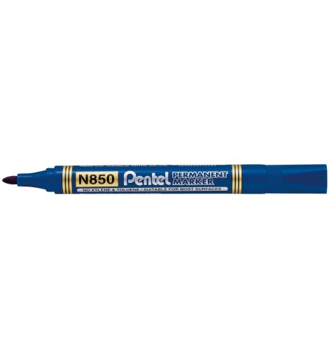 Permanentný okrúhly modrý fix Pentel N850