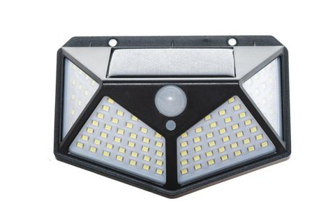SLNEČNÁ LAMPA S SNÍMAČOM POHYBU A SÚMRAK 100LED