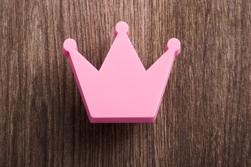 Gombík na detský nábytok GUMOVÁ RUŽOVÁ CROWN GTV