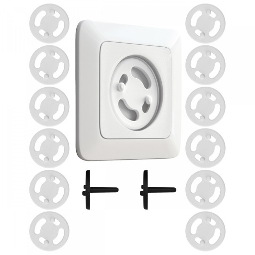 12x ZÁMOK KRYTU KONTAKTNÝCH ZÁSUVEK S PIN