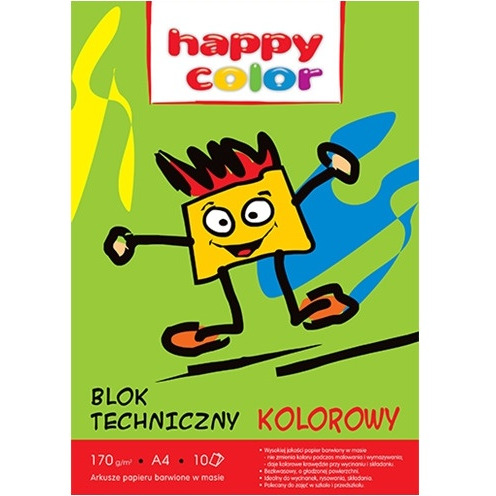 Technický blok farebný 170g A3 HAPPY COLOR SCHOOL