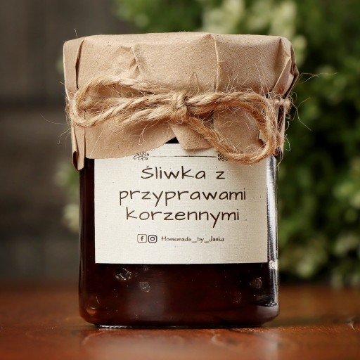 Domáci slivkový lekvár s koreninami 220 g NÍZKE SLADKÉ