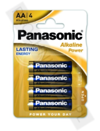 Alkalické batérie Panasonic AA LR6 12ks/3bl.