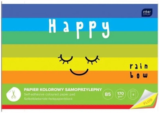 FAREBNÉ KARTY, BLOK NA VÝTVARNÉ PRÁCE, NÁLEPKA