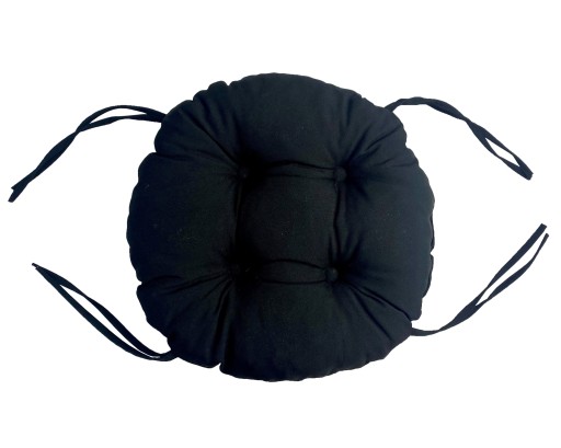 Podsedák na stoličku taburetka 35cm BLACK CIRCLE