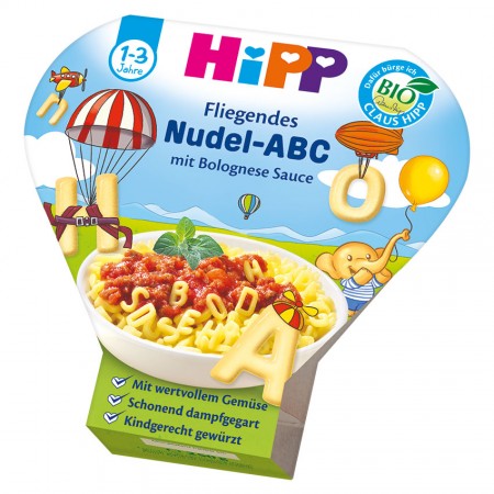 Hipp Bio ABC Pasta Bolognese omáčka na 12m podnose, 250g