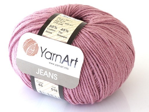 Jeans Yarn Umelecká priadza, bavlnený polyakryl 65