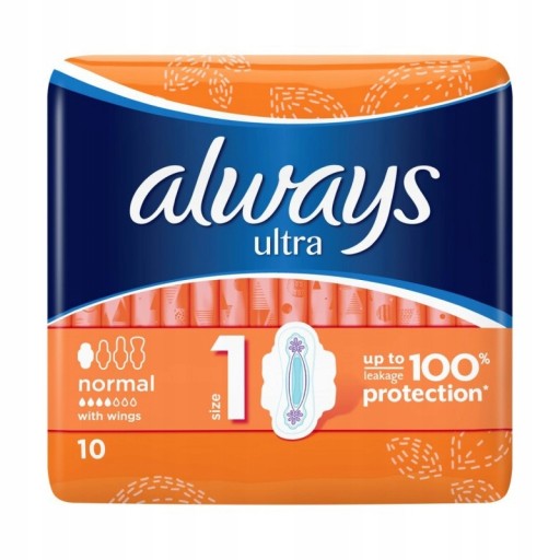 VŽDY ULTRA NORMAL PLUS KRÍDLOVÉ VLOŽKY 10 KS