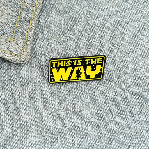 Metal Star Wars Mandalorian Pin Mando