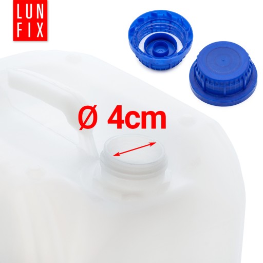 10l kanister, nádrž na vodu, nádoba HDPE + uzáver