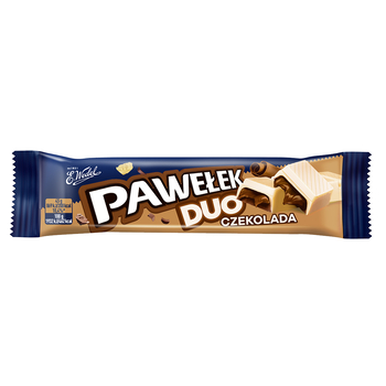 4x 45g WEDEL Pawełek Duo čokoládová tyčinka