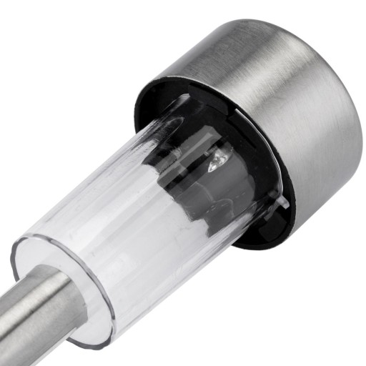 LED SOLAR INOX ZÁHRADNÁ LAMPA, VRÁŽANÁ, STĹP, OSTRE