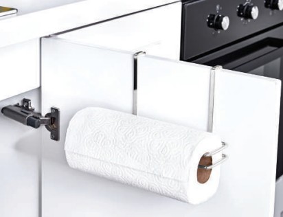 UNIVERZÁLNA ÚCHYTKA KUCHYŇSKÉ PAPIEROVÉ UTERÁKY VEŠIAK LOFT bez vŕtania
