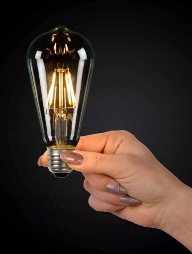 LED žiarovka E27 Filament DECORATIVE 6W teplá SMOKE