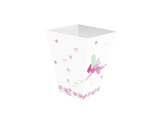 Víly popcorn boxy 6ks Narodeninové