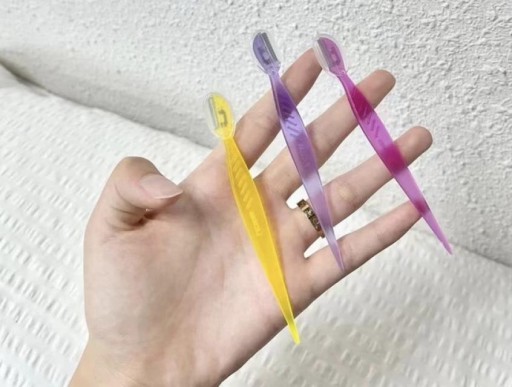 Štetce na zastrihávanie obočia, 3 kusy