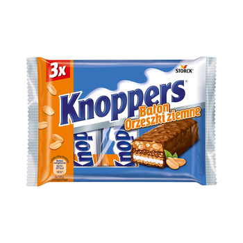 1x 120g KNOPPERS Arašidová tyčinka 3-bal