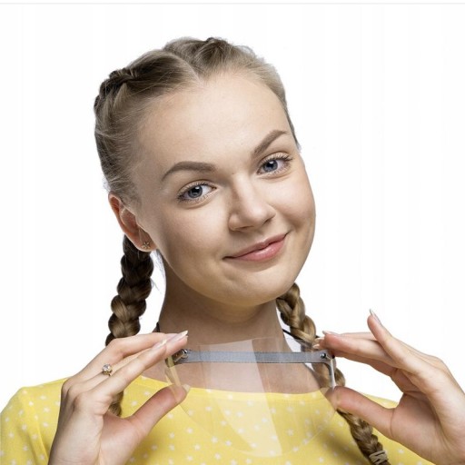 Mini priezor na nos a ústa - sivý