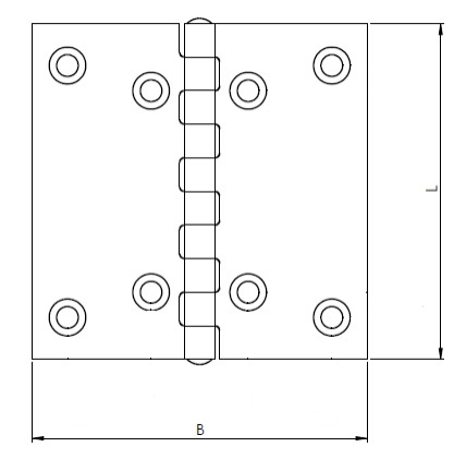 PANT 8049 NEREZ NEREZ ODOLNÝ KYSELINOM 100X100X1,5 A2