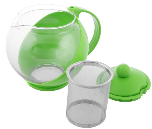 SKLENENÝ ZÁSOBNÍK na ČAJ, bylinky, KÁVU, DŽVNA SO SITKOM 750ml 600
